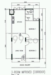 Blk 3 Bedok South Avenue 1 (Bedok), HDB 3 Rooms #165435382